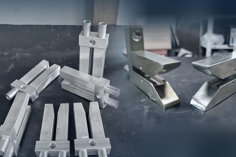 Sensores pneumáticos tipo garfo usinados para alinhadores de borda